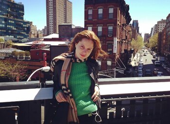 Agustina Kämpfer viajó a Nueva York con Jorge Rial, sin las hijas del conductor