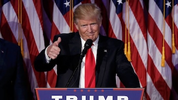 Trump, en su primer discurso