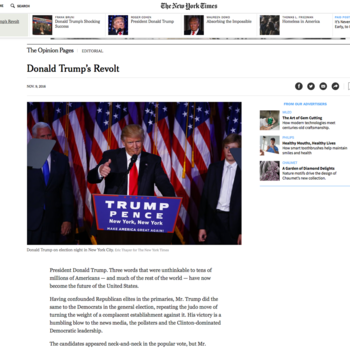 El editorial de The New