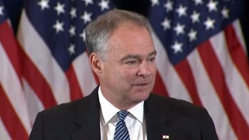 Tim Kaine, que fue candidato