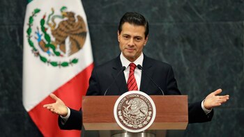 El presidente mexicano Enrique Peña