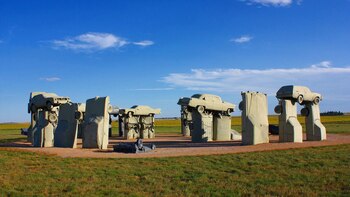 Carhenge, en Nebraska, Estados Unidos,