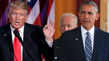 Donald Trump y Barack Obama