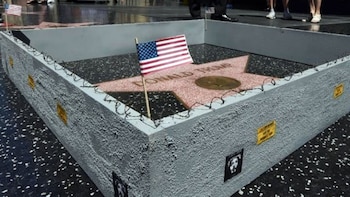 El original muro rodeando la