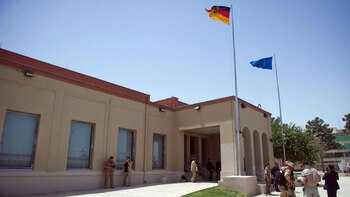 El consulado alemán atacado el