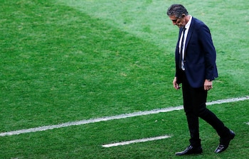 El “Patón” Bauza preocupado en Belo Horizonte