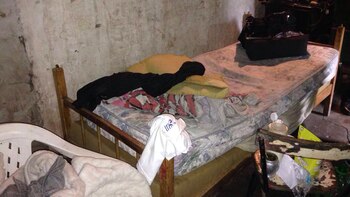 La cama donde habrían ocurrido