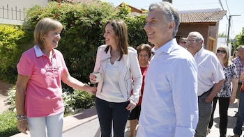 El presidente Mauricio Macri y