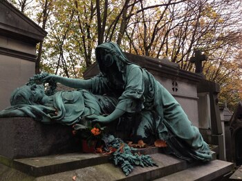 El célebre cementerio de Père-Lachaise