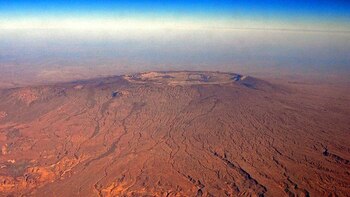 Ubicado en Chad, el volcán Emi Koussi se encuentra en el sur de las montañas Tibesti