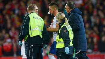 Fue asistido durante varios minutos