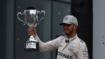 Hamilton ganó en Interlagos (AFP)