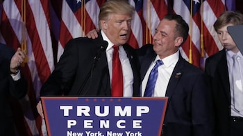 Donald Trump y Reince Priebus,