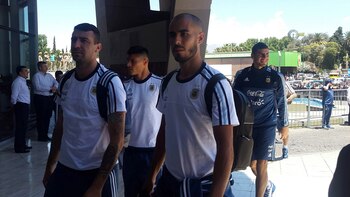 El plantel arribó al hotel