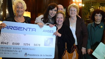 Cristina Kirchner, en una de