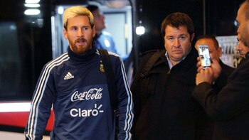Messi y sus compañeros no
