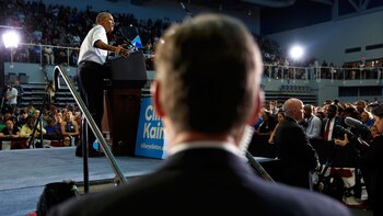 Rodear al Presidente. Barack Obama