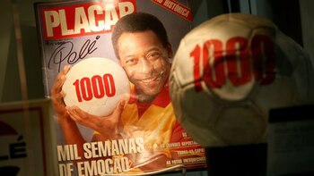 Pelé convirtió su gol mil