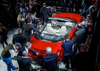 El convertible de Maybach se