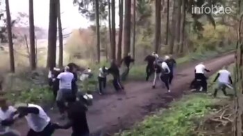 La batalla duró unos segundos