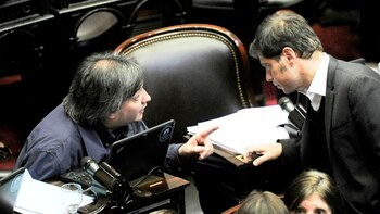 Los diputados nacionales Máximo Kirchner