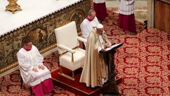 El Papa pronunció una homilía