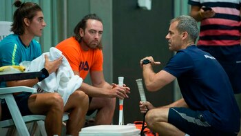 Peña López junto a Orsanic,