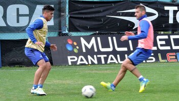 Fernández trabajó con los suplentes