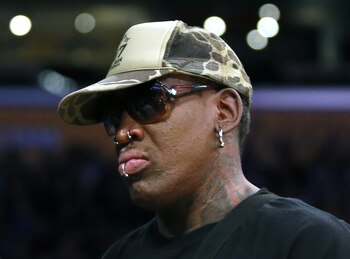 Dennis Rodman viajó a Corea del Norte por primera vez en 2013, para un partido de beneficencia. Desde entonces se hizo amigo de Kim y se enamoró del país. (AP)