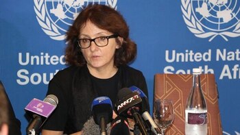 La relatora especial de la