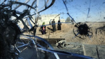 Residentes del distrito de Adén,