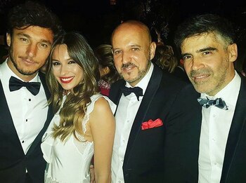 Pico y Pampita junto a Fabián Zitta y Charly Fonseca