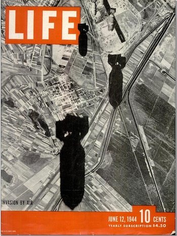Bombas sobre Italia durante la Segunda Guerra Mundial– 12 de junio de 1944 (U.S. Arny Air Force/LIFE Magazine)