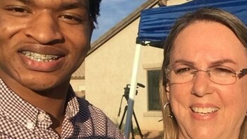 Wanda Dench y Jamal Hinton