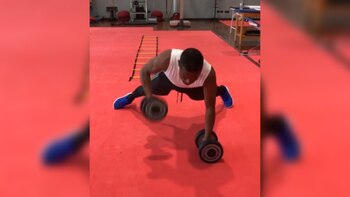 Demostró estar en plena forma