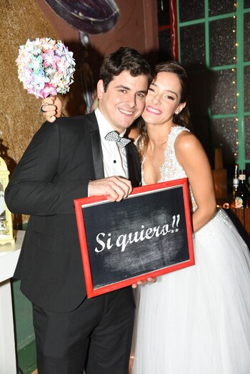 Sabrina Artaza y John Morris