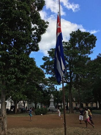 Una plaza en La Habana