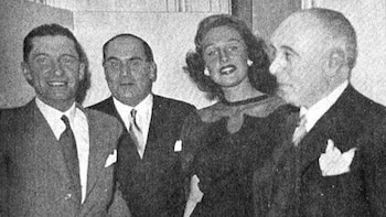 Malena en una reunión social