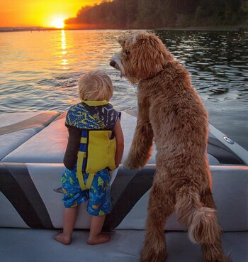 Buddy y Reagan, una amistad