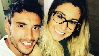 Alan Ruschel junto a Marina