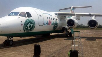 El vuelo de LAMIA que