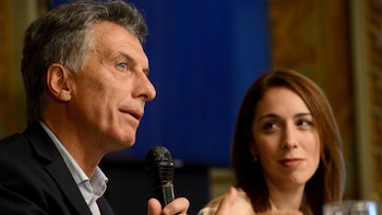 El presidente Mauricio Macri y