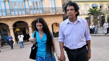 Yoani Sánchez y Reinaldo Escobar
