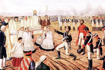 Tanto San Martín como Belgrano encomendaban sus ejércitos a la Virgen