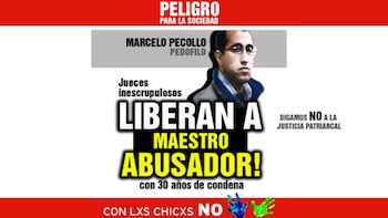 Escrache online a Peccolo, con