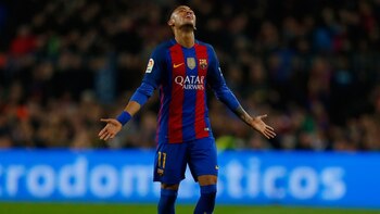 Neymar se lamentó no haber