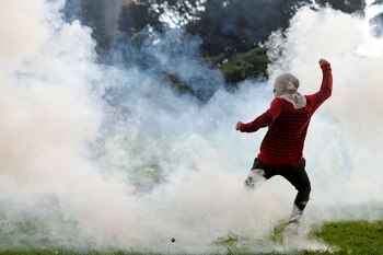 Muchos brasileños manifestaron su apoyo