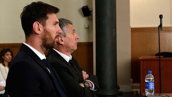 Lionel Messi, junto a su