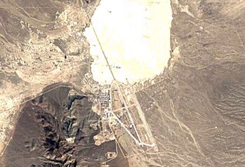 Imagen satelital del Área 51