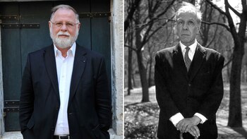 Alberto Manguel y Jorge Luis